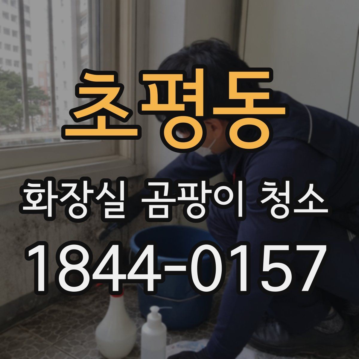 초평동 화장실 곰팡이 청소 묵은 때와 곰팡이를 분리해 정리하는 법