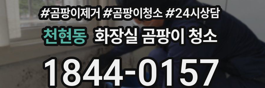 천현동 화장실 곰팡이 청소