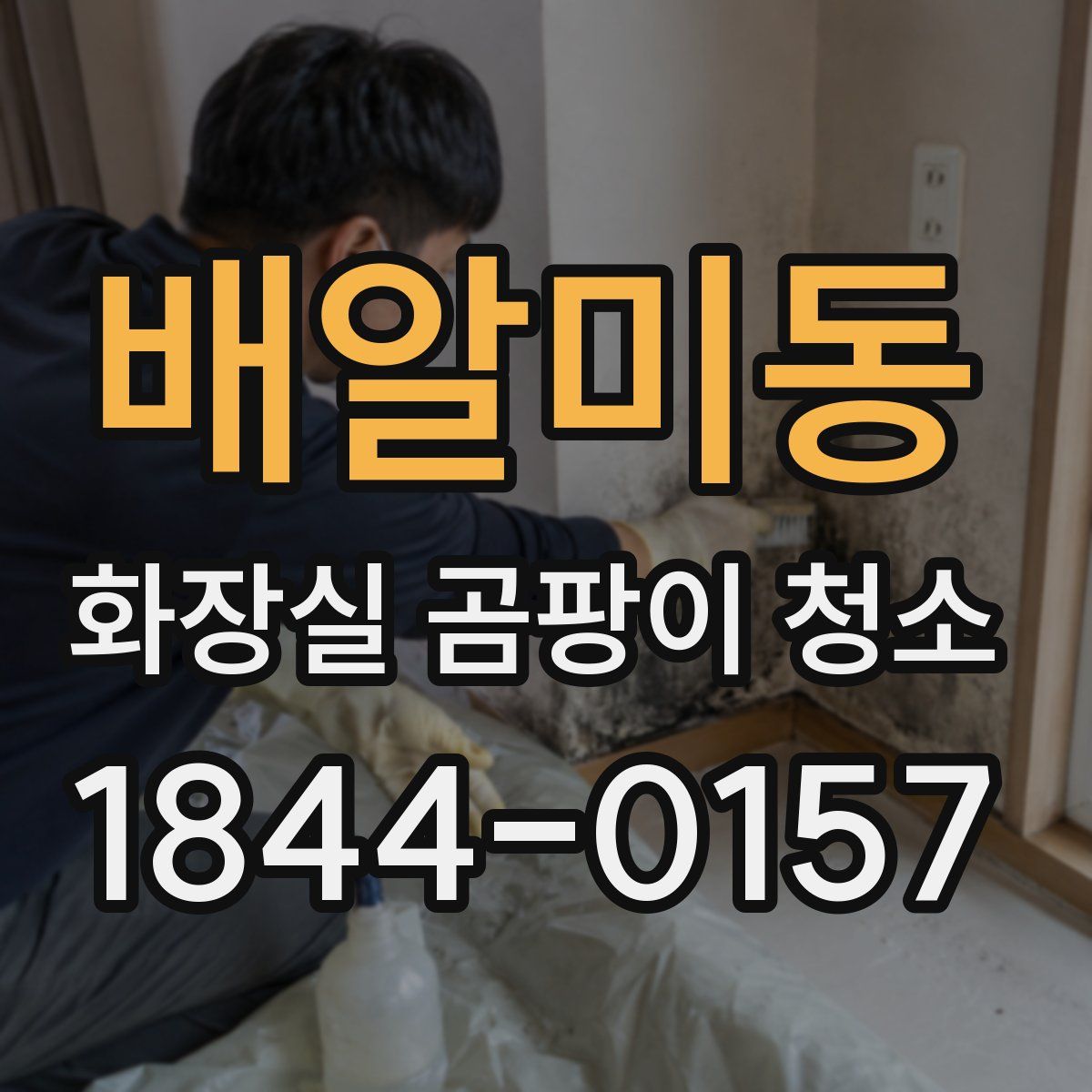 배알미동 화장실 곰팡이 청소