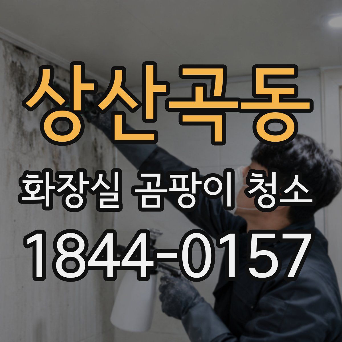 상산곡동 화장실 곰팡이 청소