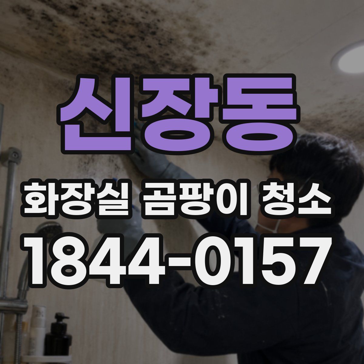 신장동 화장실 곰팡이 청소