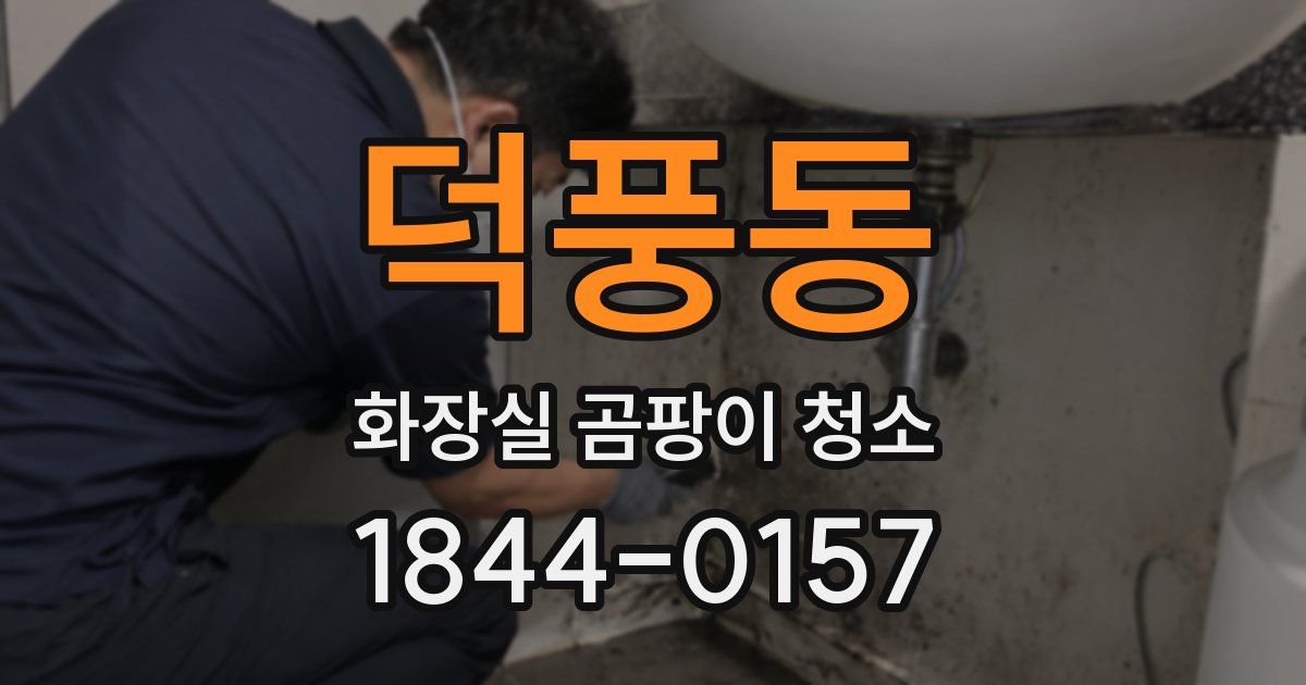 덕풍동 화장실 곰팡이 청소