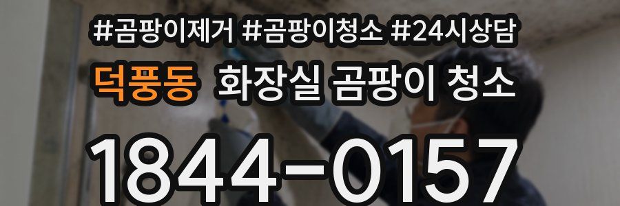 덕풍동 화장실 곰팡이 청소