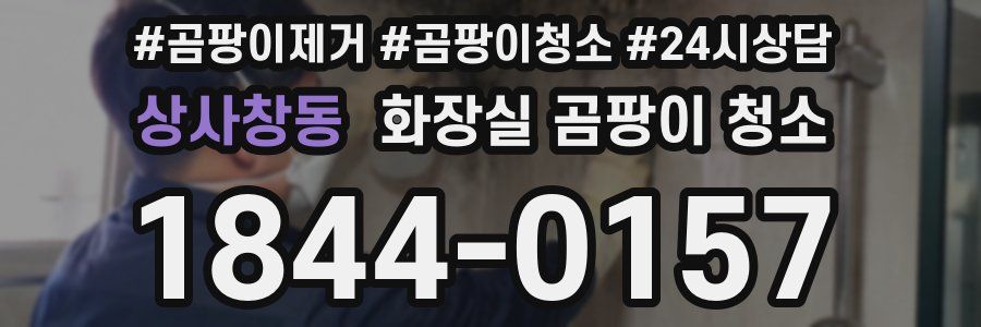 상사창동 화장실 곰팡이 청소