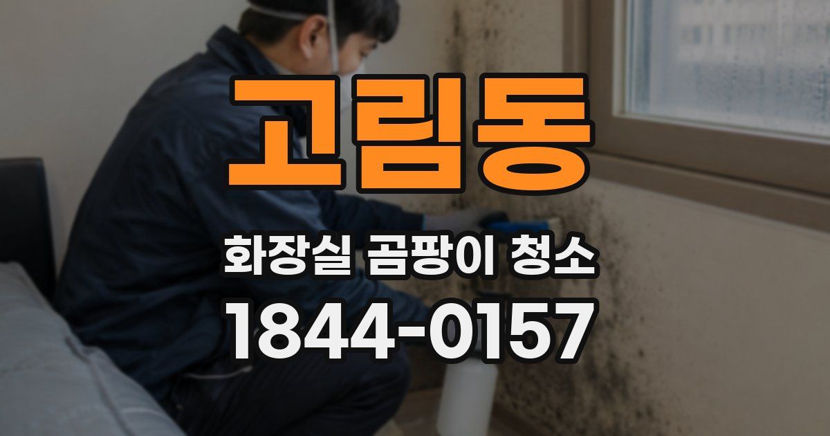 고림동 화장실 곰팡이 청소