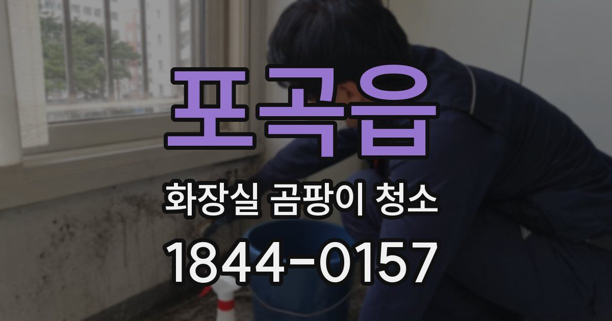 포곡읍 화장실 곰팡이 청소