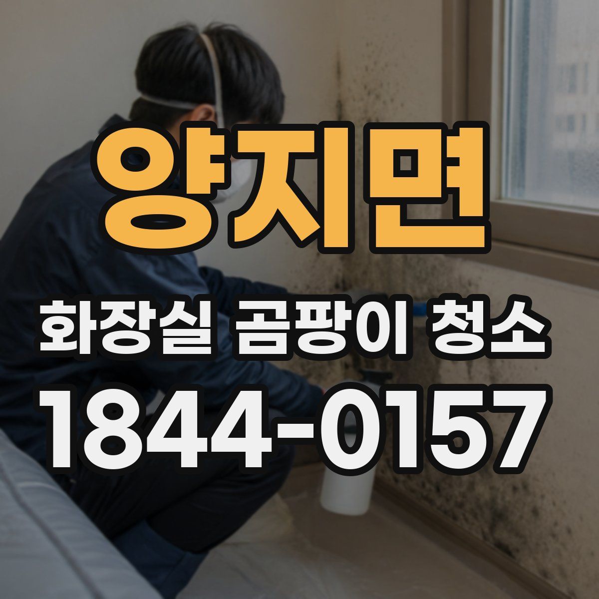 양지면 화장실 곰팡이 청소