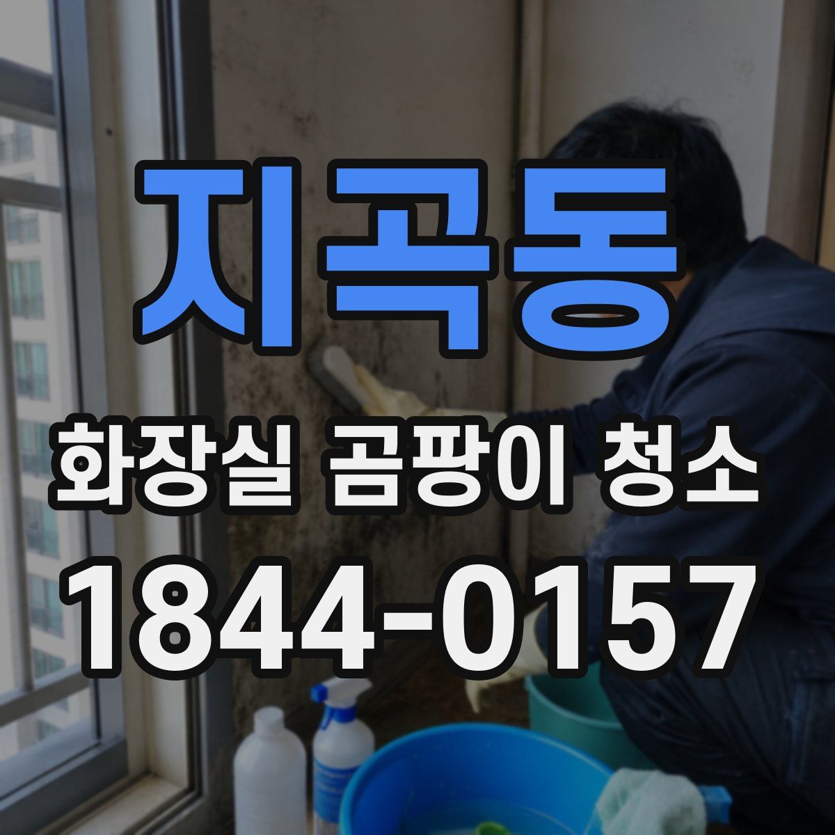 지곡동 화장실 곰팡이 청소