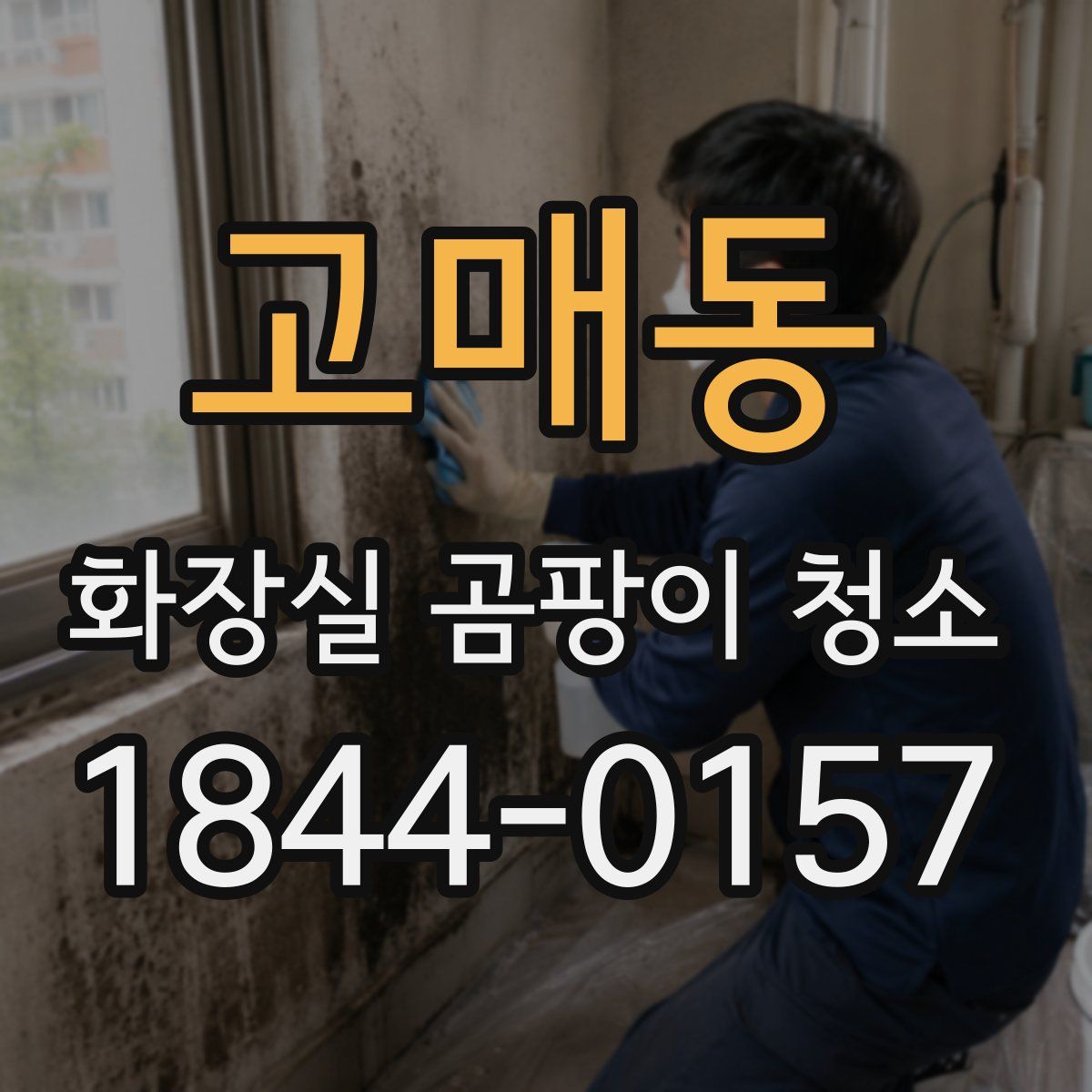고매동 화장실 곰팡이 청소