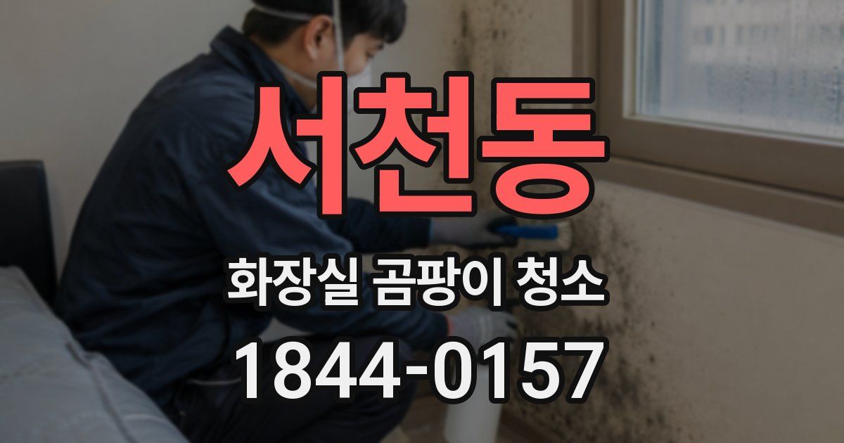 서천동 화장실 곰팡이 청소