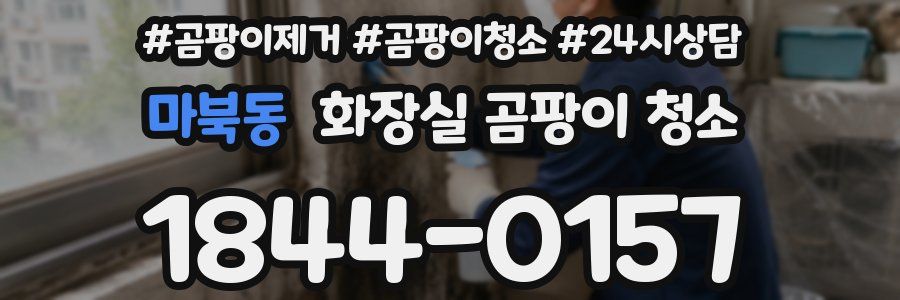 마북동 화장실 곰팡이 청소