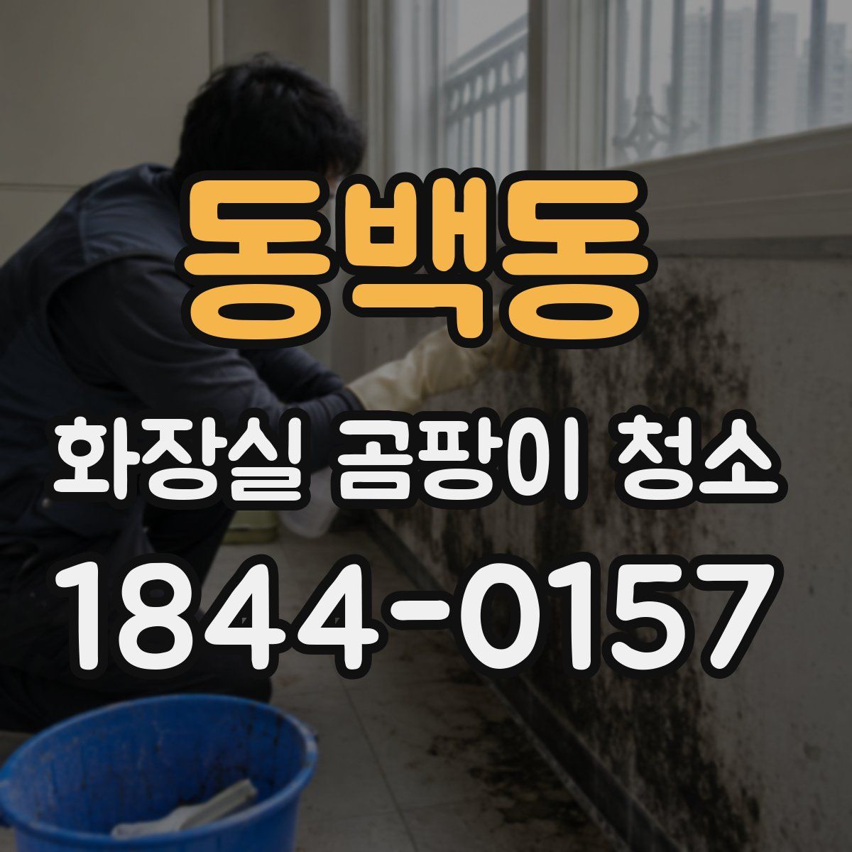 동백동 화장실 곰팡이 청소