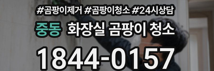 중동 화장실 곰팡이 청소