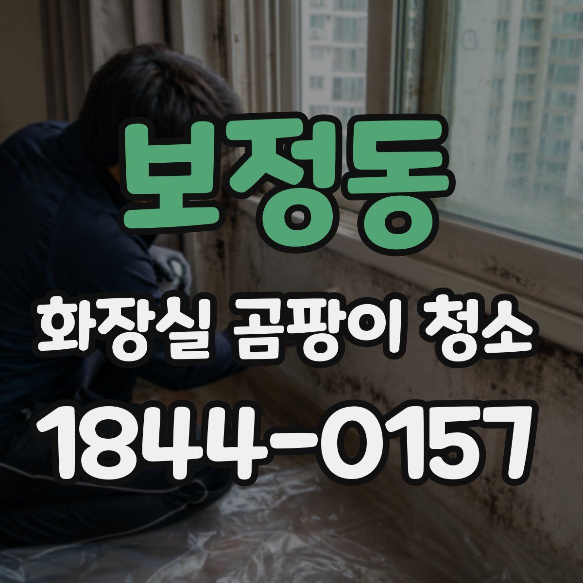 보정동 화장실 곰팡이 청소