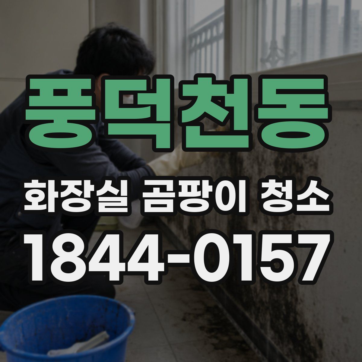 풍덕천동 화장실 곰팡이 청소
