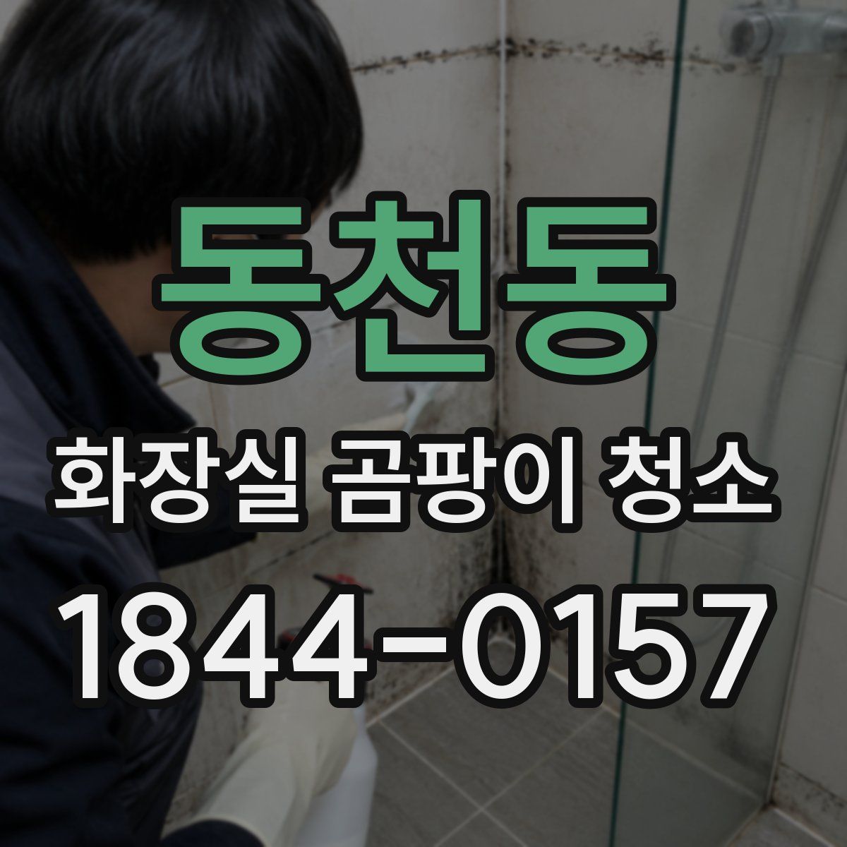 동천동 화장실 곰팡이 청소