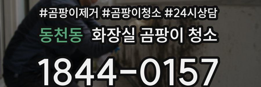 동천동 화장실 곰팡이 청소