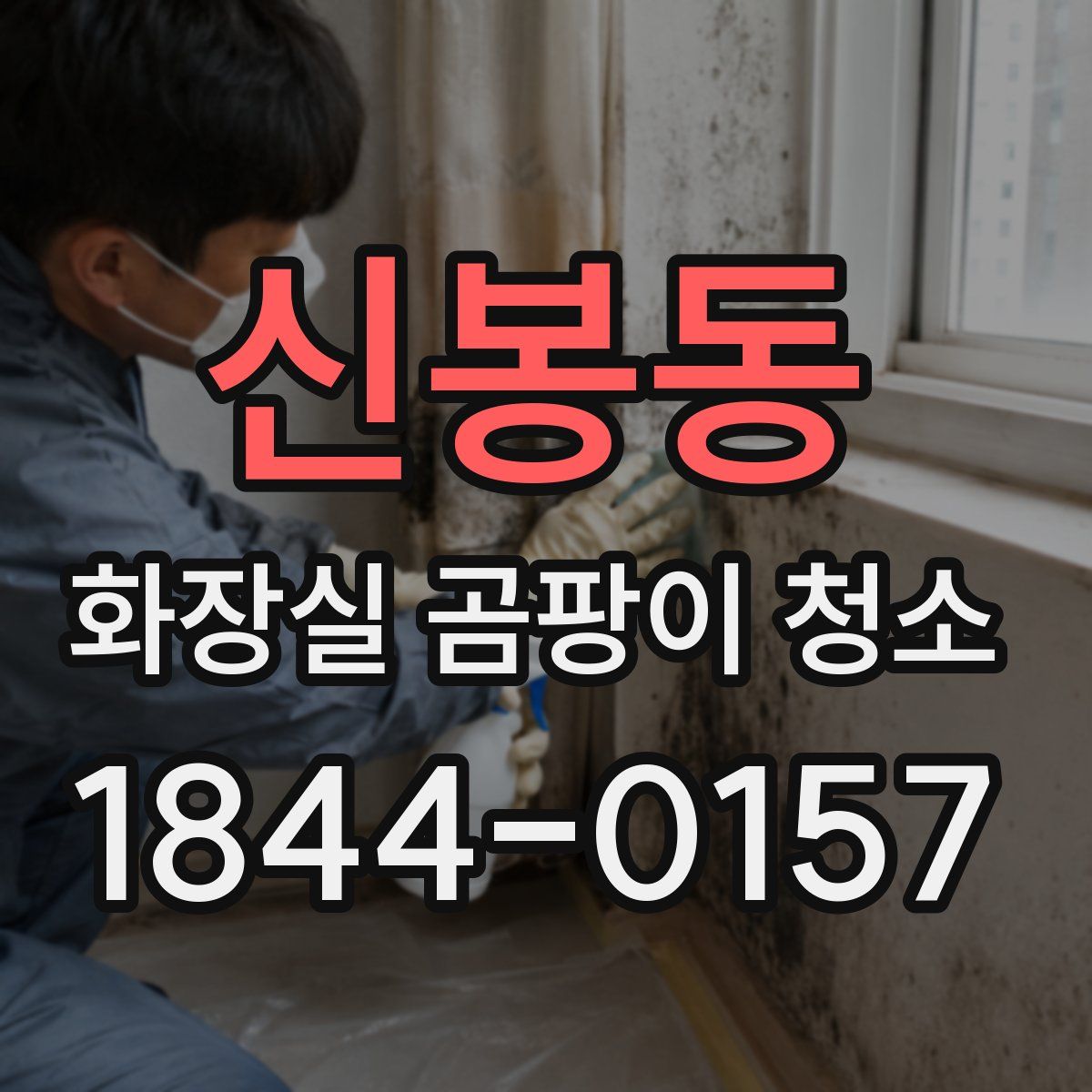 신봉동 화장실 곰팡이 청소
