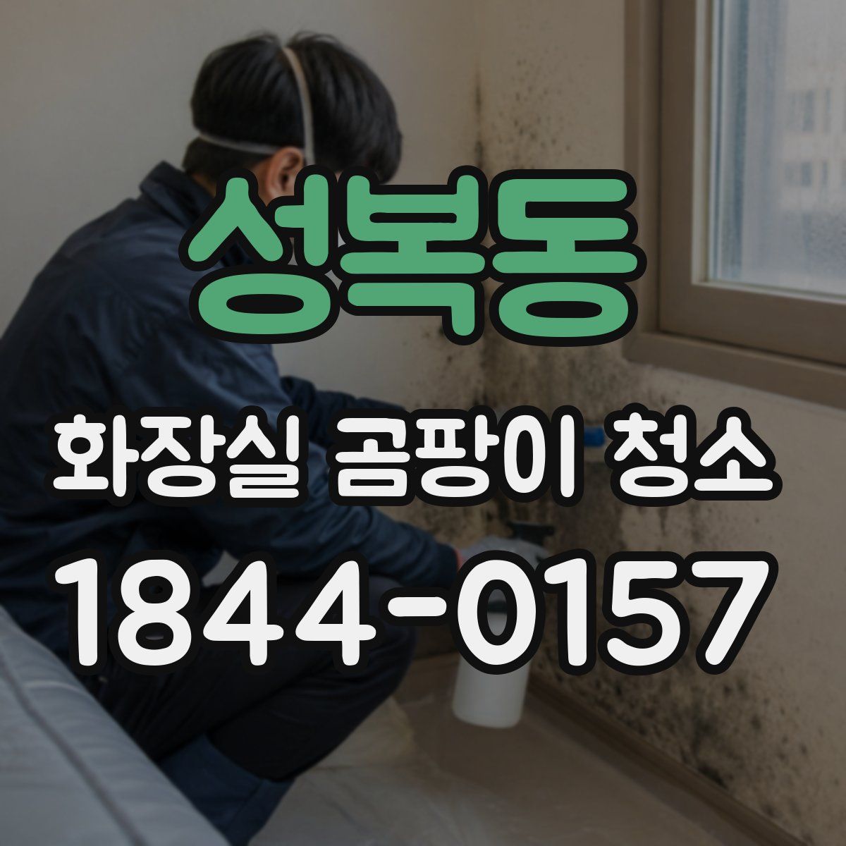 성복동 화장실 곰팡이 청소
