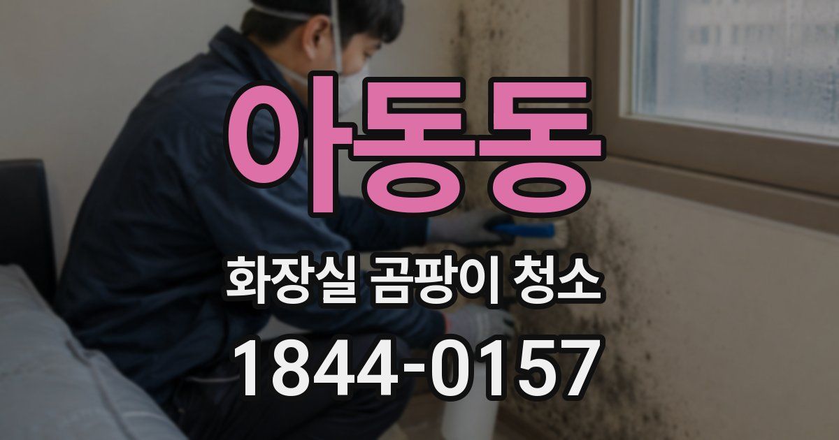 아동동 화장실 곰팡이 청소