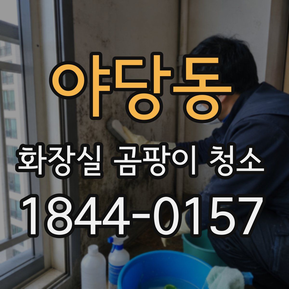 야당동 화장실 곰팡이 청소