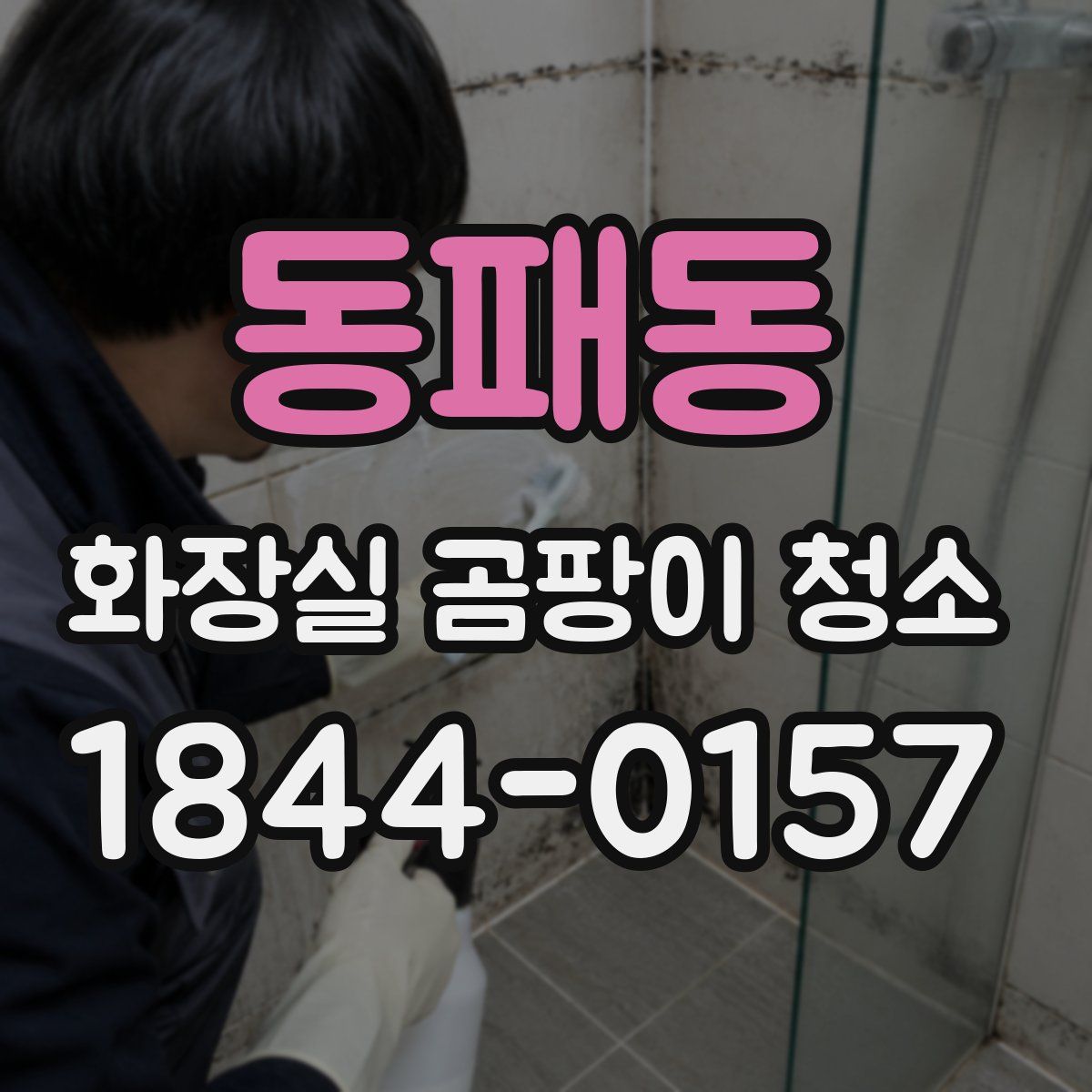 동패동 화장실 곰팡이 청소