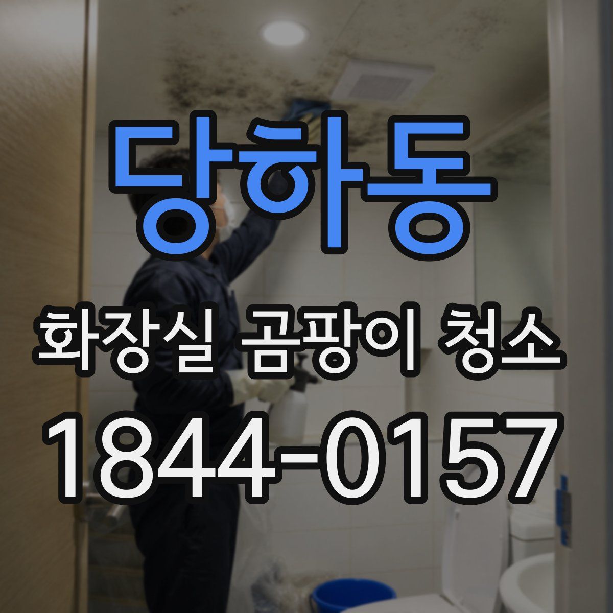 당하동 화장실 곰팡이 청소