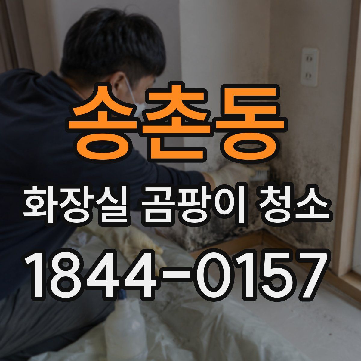 송촌동 화장실 곰팡이 청소