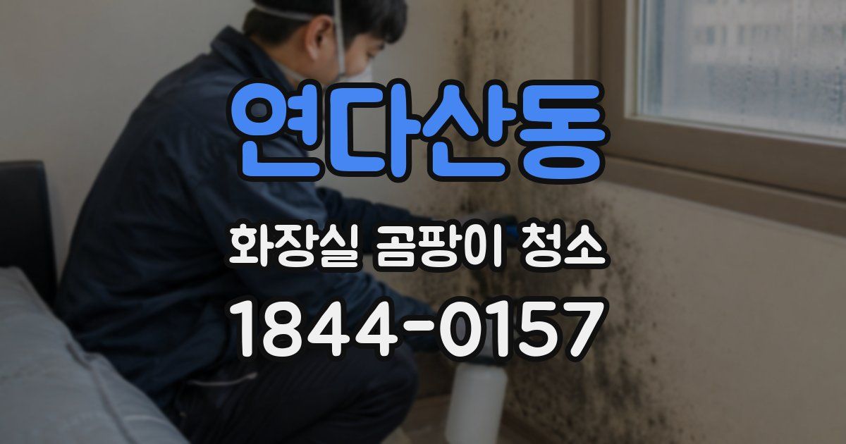연다산동 화장실 곰팡이 청소