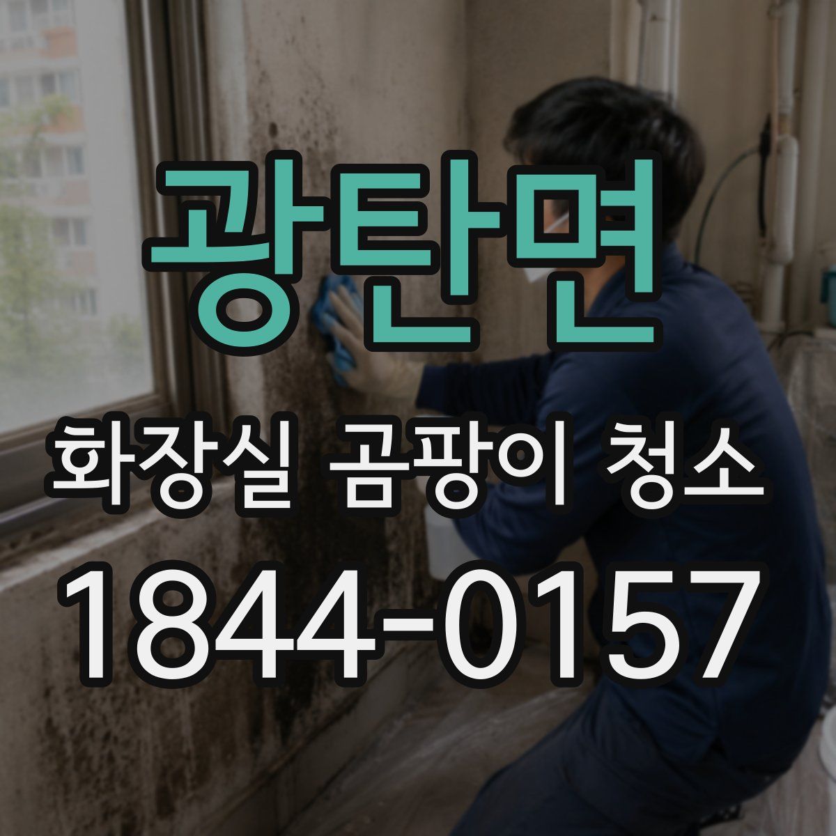 광탄면 화장실 곰팡이 청소