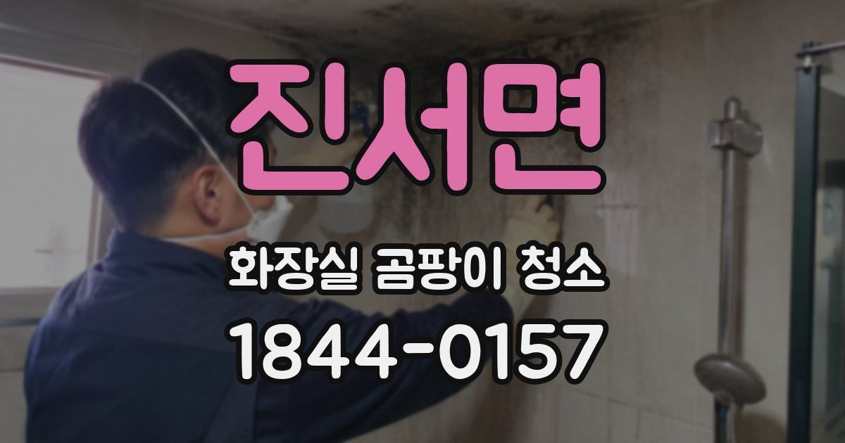 진서면 화장실 곰팡이 청소
