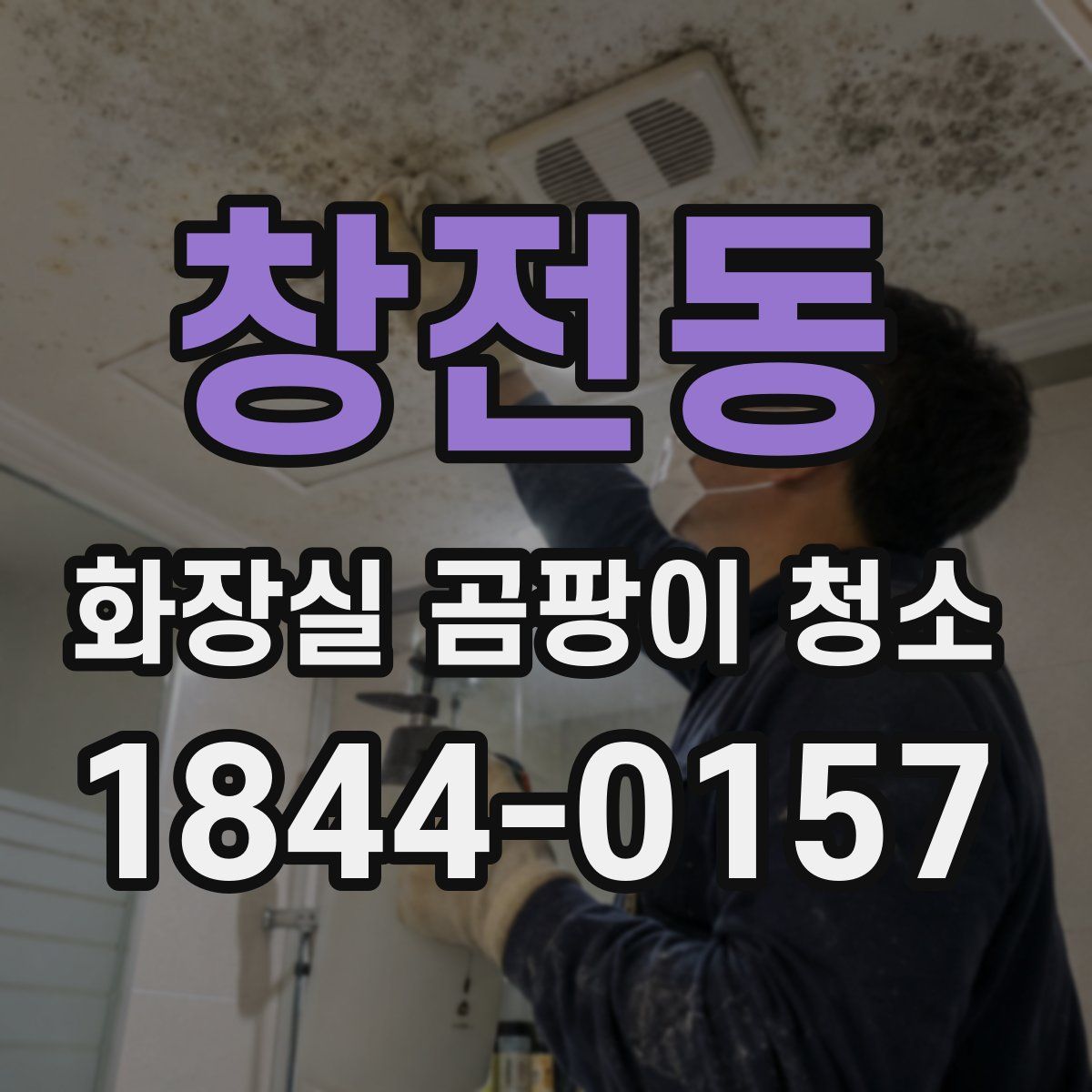 창전동 화장실 곰팡이 청소