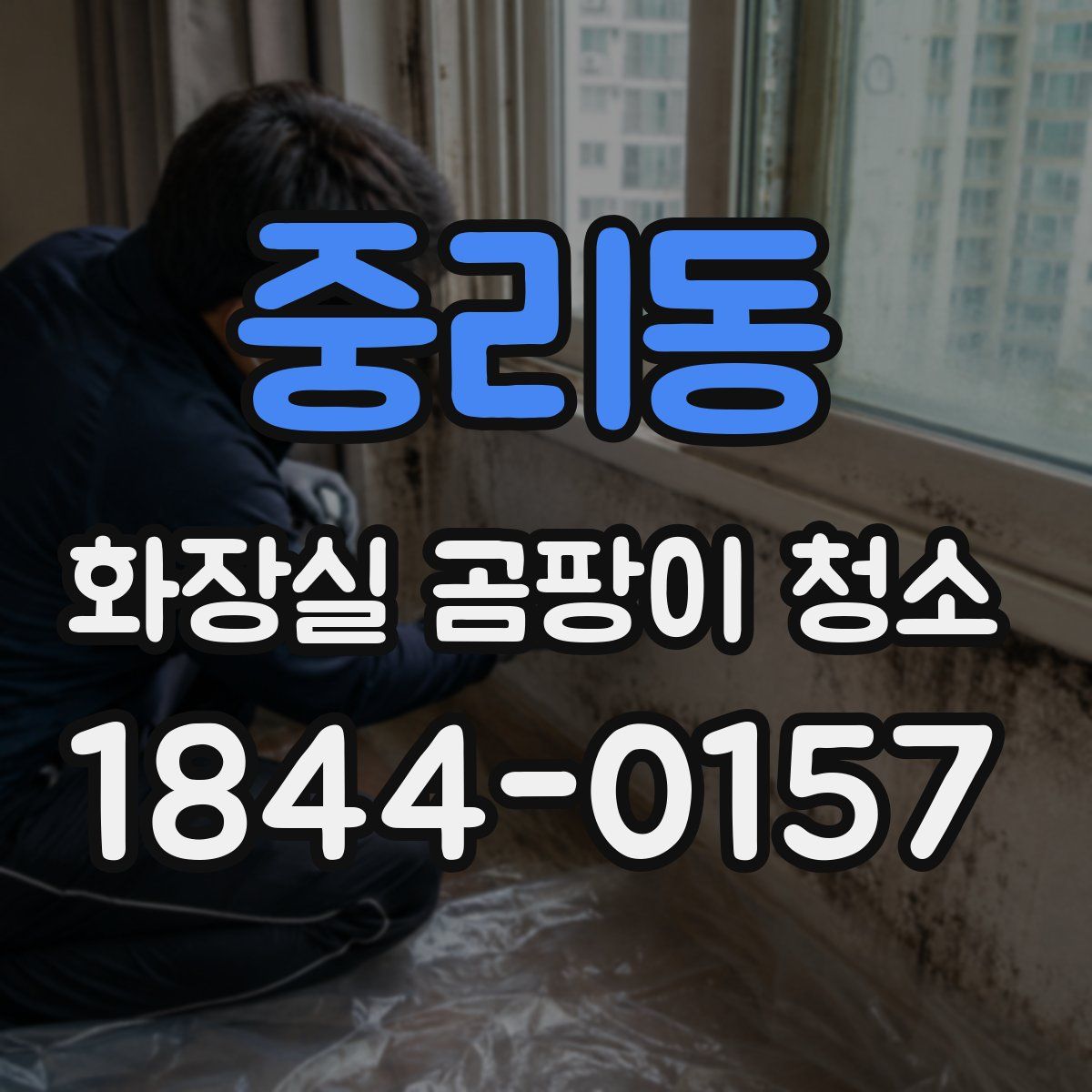 중리동 화장실 곰팡이 청소