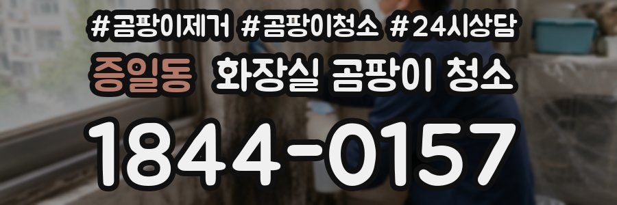 증일동 화장실 곰팡이 청소