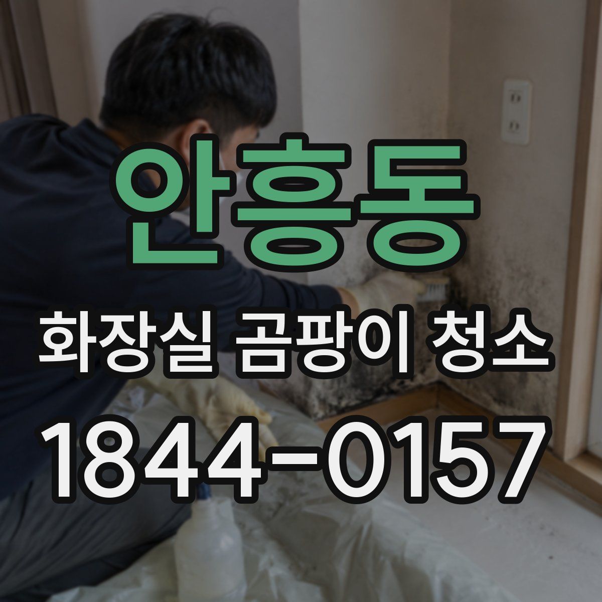 안흥동 화장실 곰팡이 청소