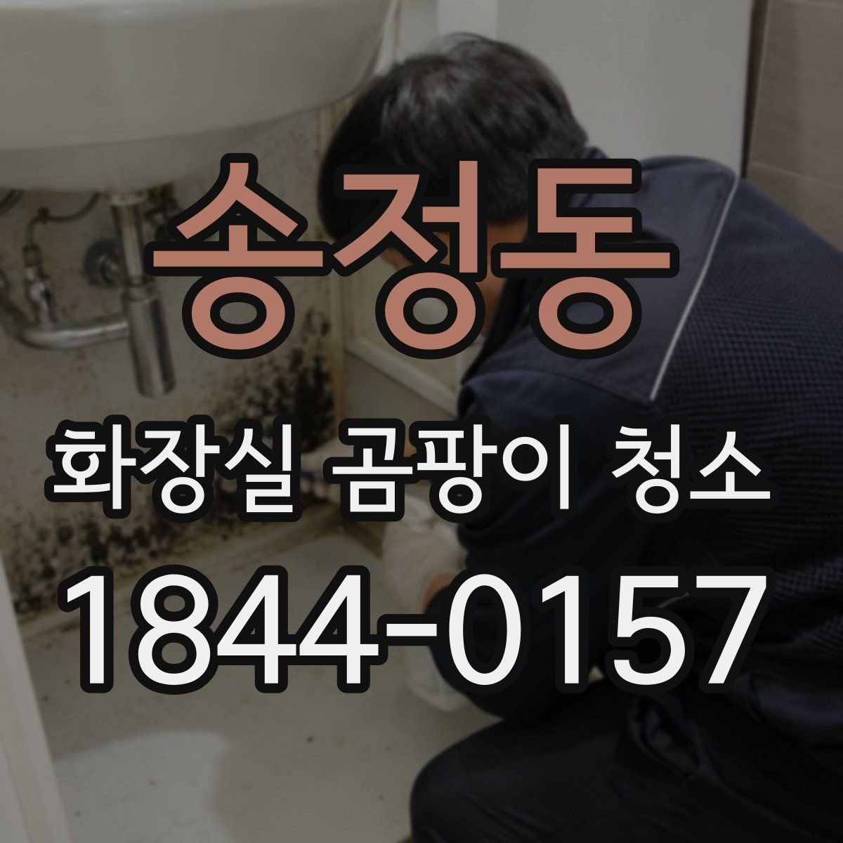 송정동 화장실 곰팡이 청소