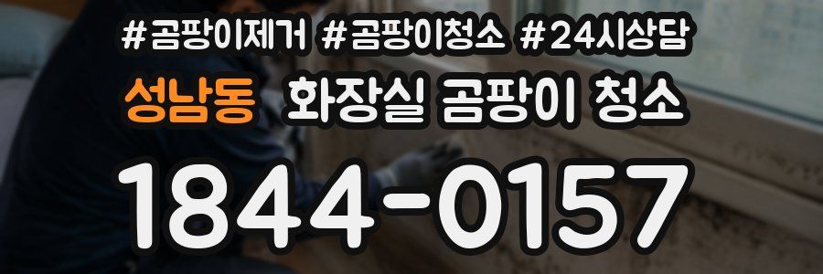 성남동 화장실 곰팡이 청소