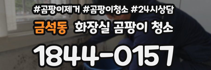 금석동 화장실 곰팡이 청소