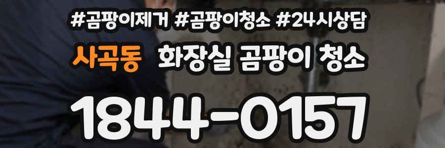 사곡동 화장실 곰팡이 청소
