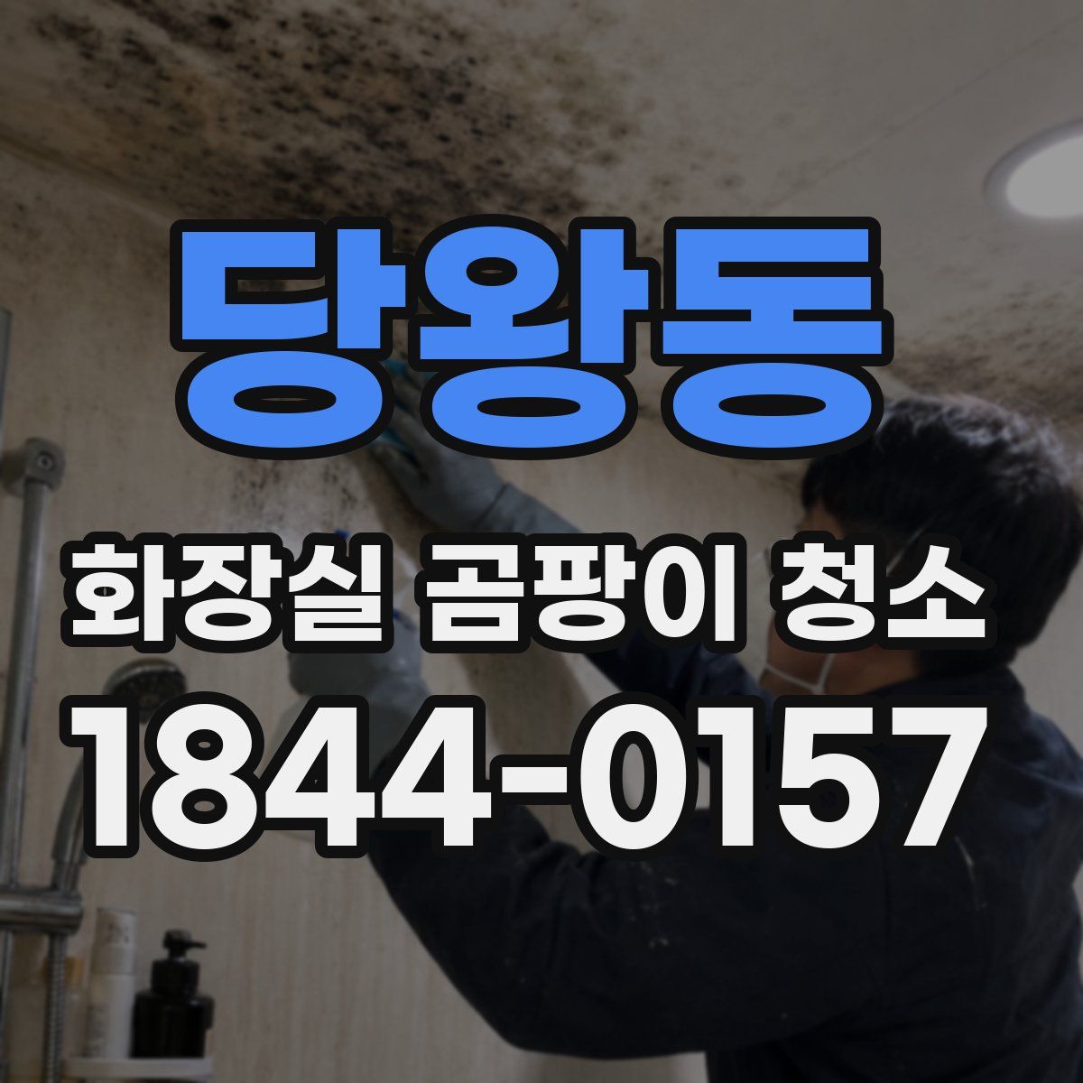 당왕동 화장실 곰팡이 청소
