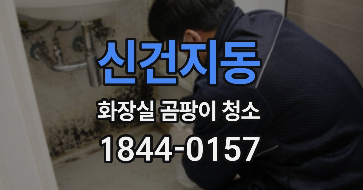 신건지동 화장실 곰팡이 청소