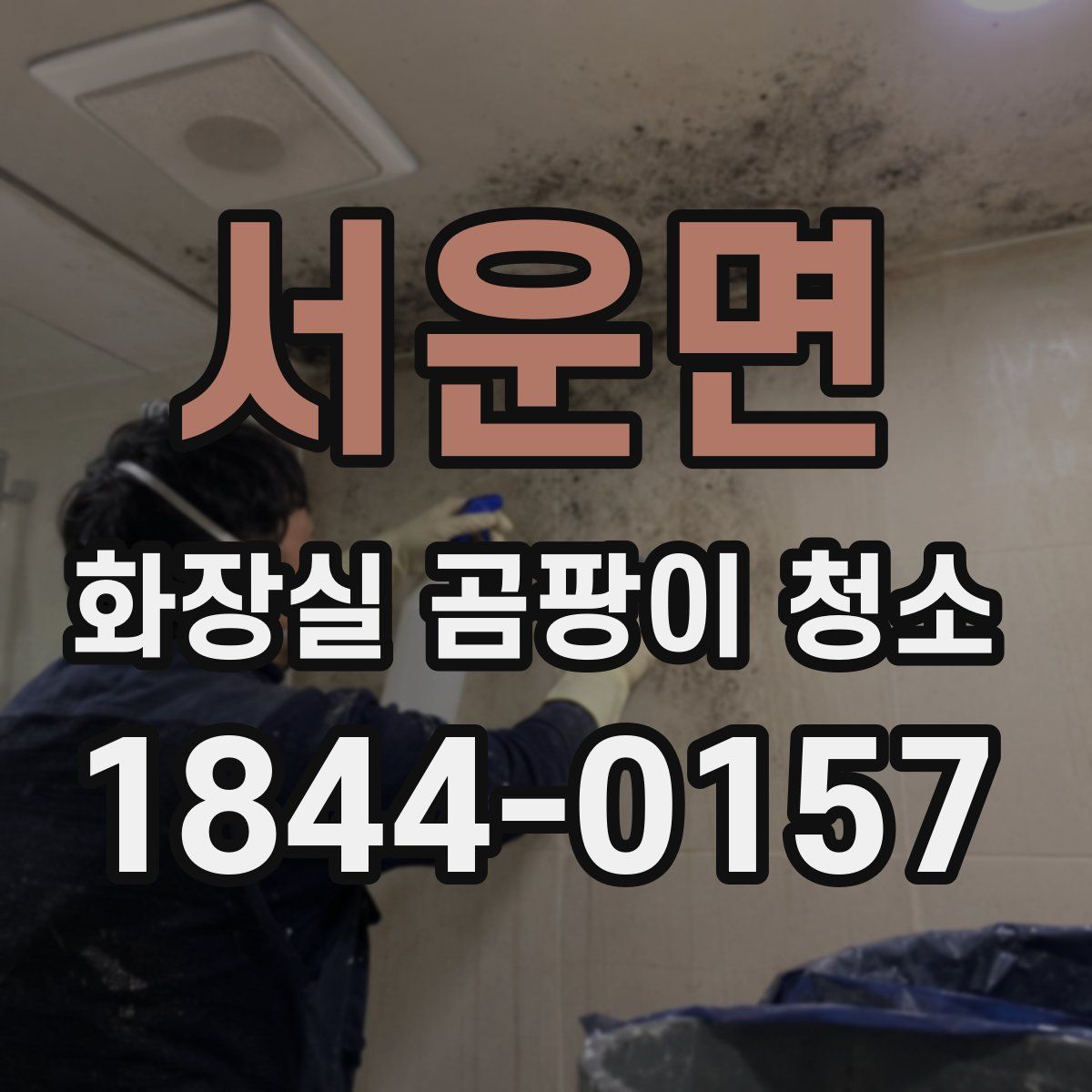 서운면 화장실 곰팡이 청소