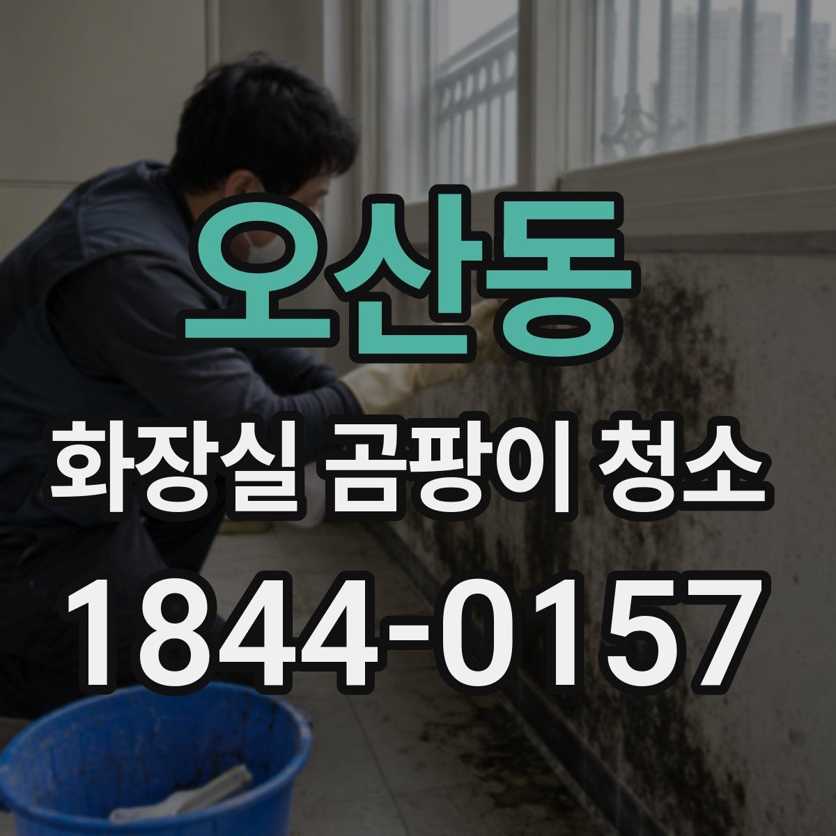 오산동 화장실 곰팡이 청소