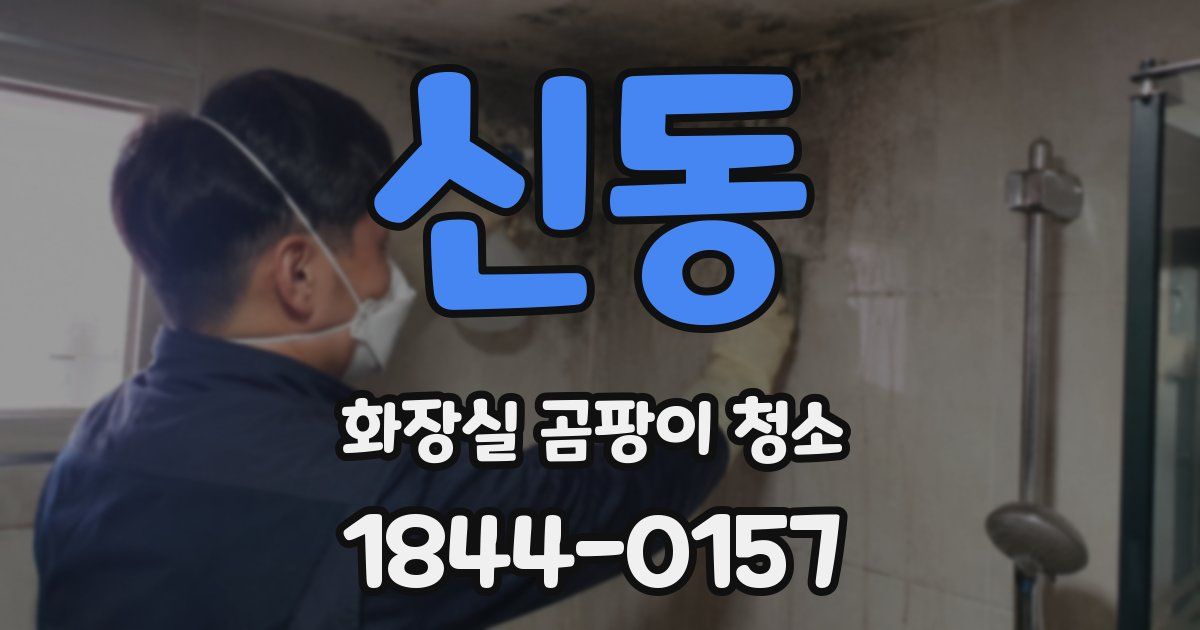 신동 화장실 곰팡이 청소