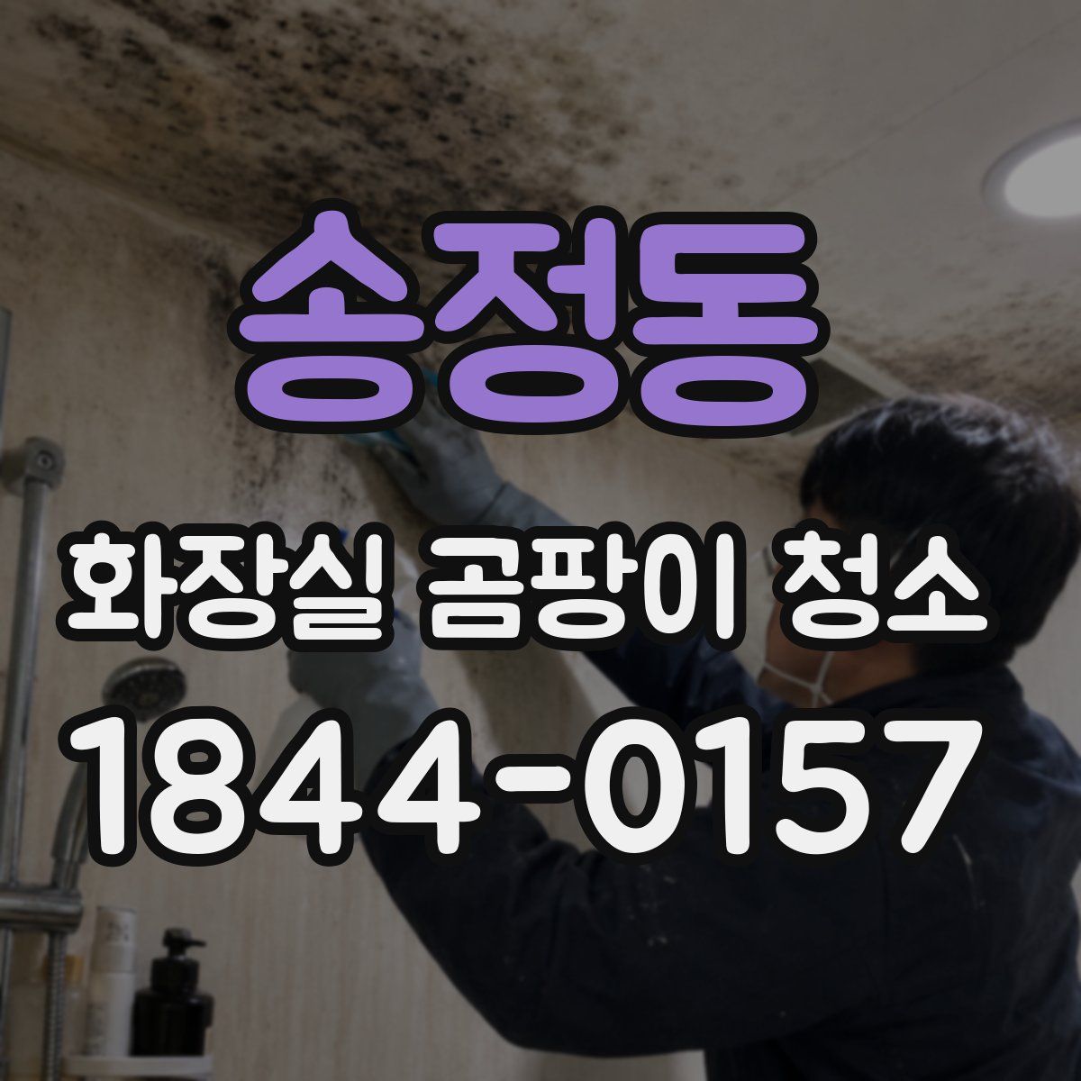 송정동 화장실 곰팡이 청소