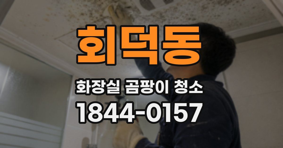 회덕동 화장실 곰팡이 청소