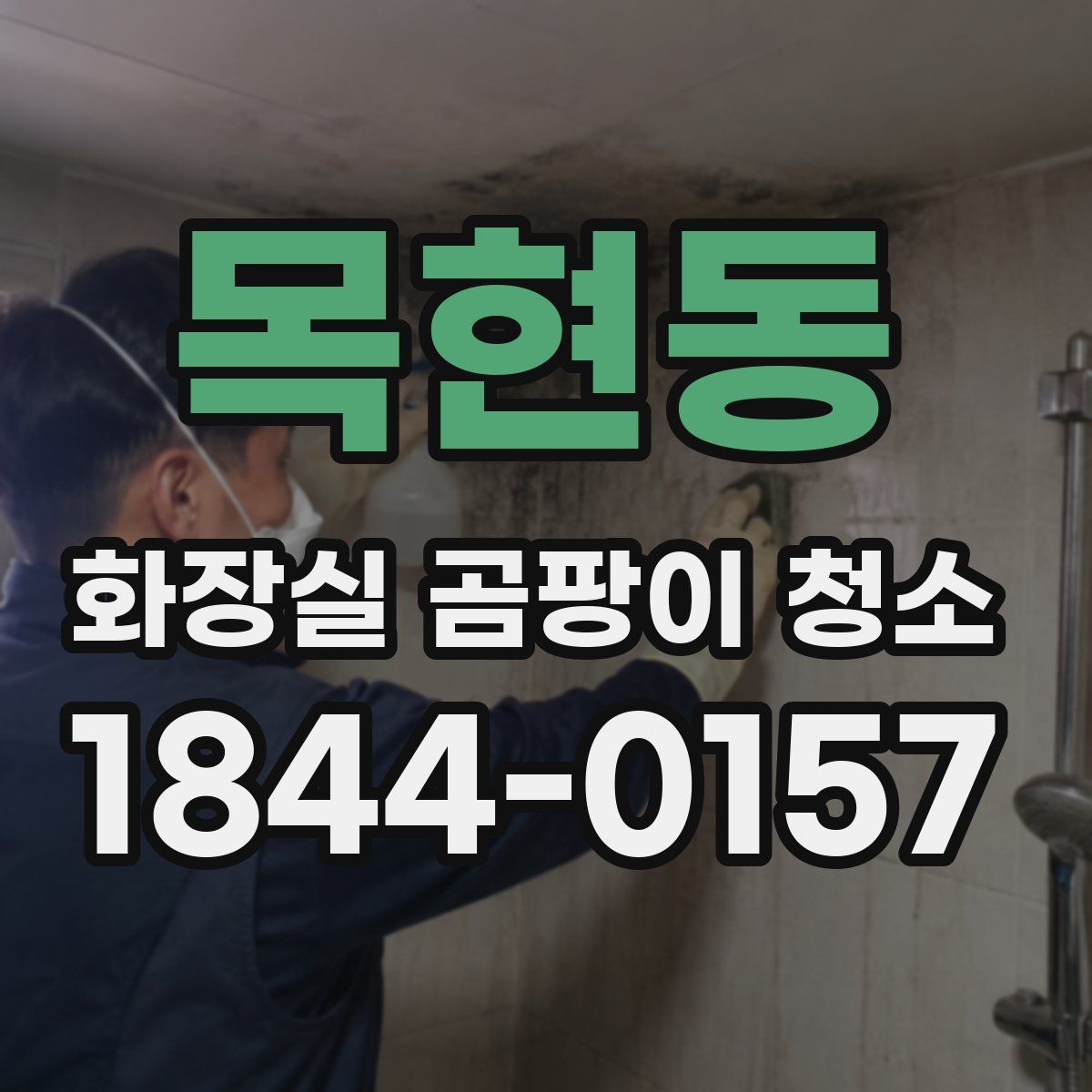 목현동 화장실 곰팡이 청소