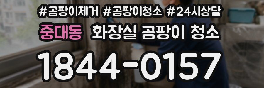 중대동 화장실 곰팡이 청소