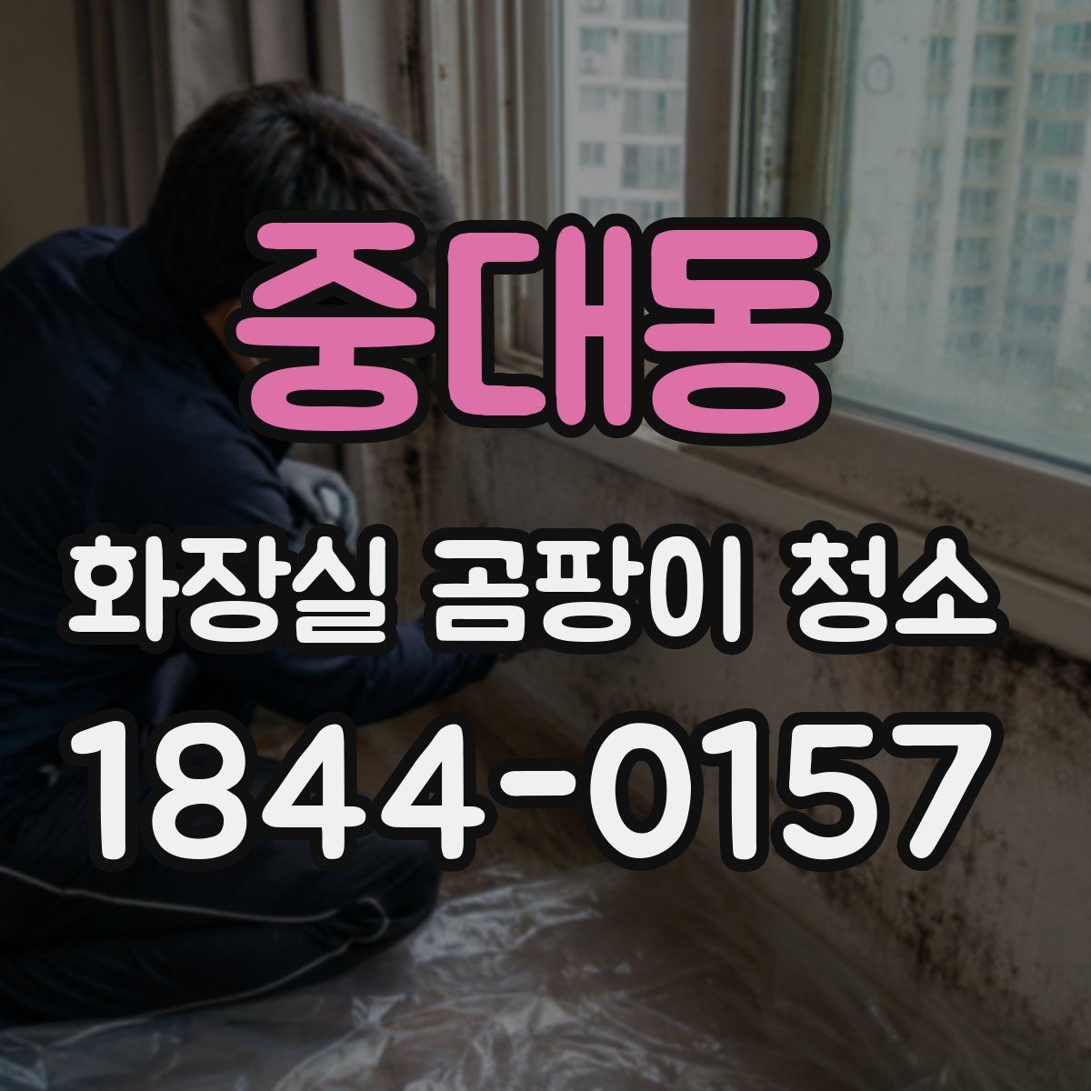 중대동 화장실 곰팡이 청소