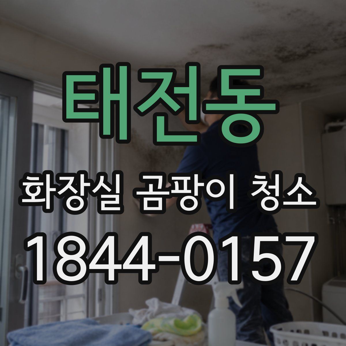 태전동 화장실 곰팡이 청소